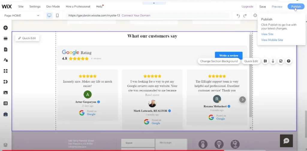 How to Add Google Reviews to Wix Website-5