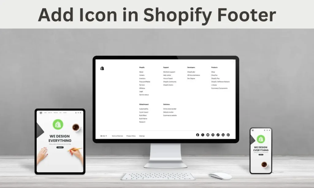 How to Put Icon Images in Footer Shopify